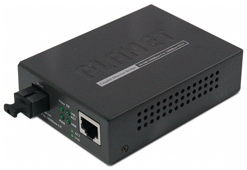 Медиаконвертер Planet 10/100/1000Base-T to WDM Bi-directional Fiber Converter - 1310nm - 15KM