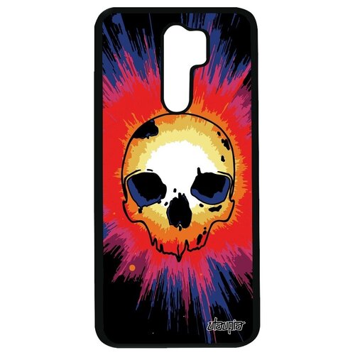 фото Модный чехол на телефон // xiaomi redmi 9 // "череп" skull хэллоуин, utaupia, цветной