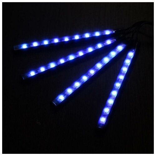 фото Подсветка салона 9 led-5050, 14 см, пульт, светомузыка, мультисвет rgb, 4 шт qwen