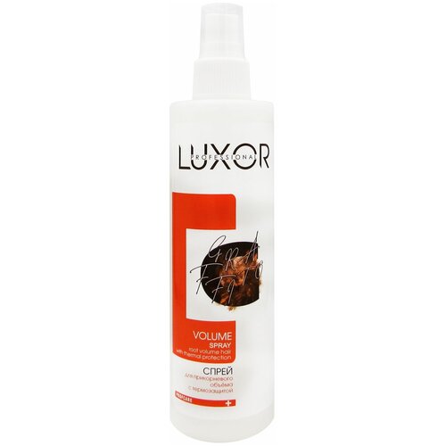 Купить LUXOR PROFESSIONAL / Спрей для прикорневого объема, термозащитный, без утяжеления, пантенол и катионные полимеры, 240 мл, белый