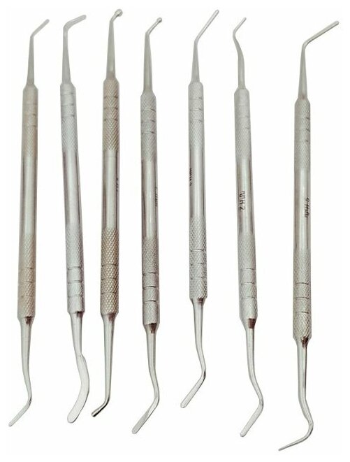 Набор инструментов для пломбирования зубов (7 шт.), ммиз