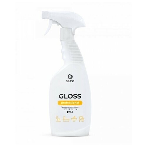 GRASS 125533 Очиститель для сан.узлов Grass Gloss Professional 600мл