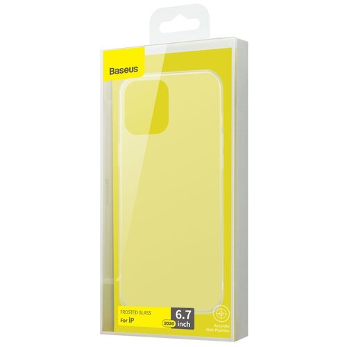 фото Baseus чехол для iphone 12 pro max (6.7) wing case pet white