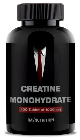 RAVNUTRITION Creatine Monohydrate 100 таблеток