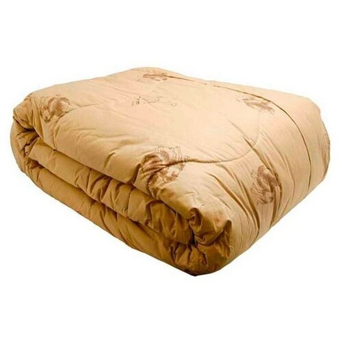 Одеяло 1,5-спальное 140х210 см из искусственной верблюжьей шерсти, тёплое/зимнее RdTex