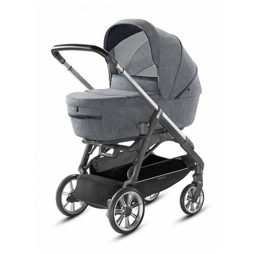 Коляска 2 в 1 Inglesina Aptica System Duo на шасси Aptica Graphite Coffee цвет Niagara Blue коляска 2 в 1 inglesina sofia system duo на шасси ergo bike alpaca beige