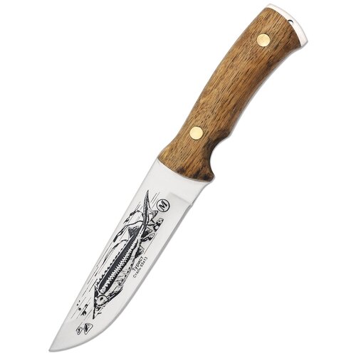 Нож туристический цельнометаллический Кизляр турист-цм (2626) с кожаными ножнами нож нескладной цельнометаллический кизляр тур цм 6624 с кожаным чехлом