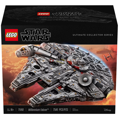Конструктор LEGO Star Wars 75192 Сокол Тысячелетия, 7541 дет. конструктор lego star wars episode ix 75257 сокол тысячелетия 1351 дет