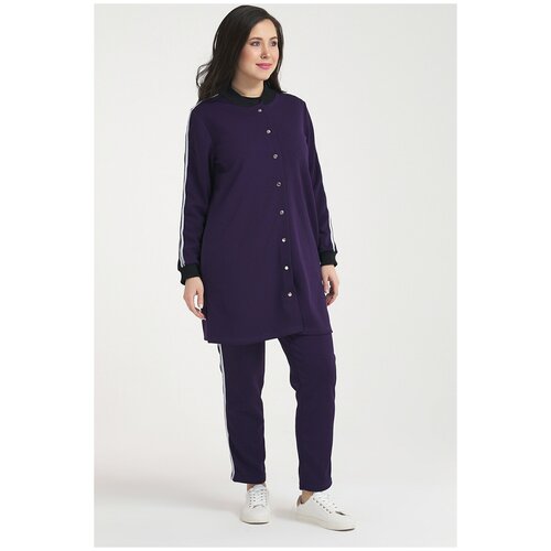 брюки olsi размер 62 фиолетовый Кардиган Olsi, размер 62, фиолетовый