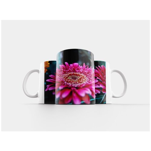 фото Кружка "декоративные вишни в цвету, дерево, природа" 320 мл lotsprints