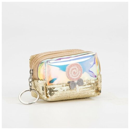 фото Кошелёк на молнии, кольцо, цвет микс хорошее настроение