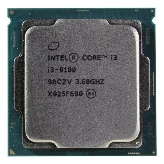 Процессор Intel Core i3-9100 LGA1151 v2 4 x 3600 МГц