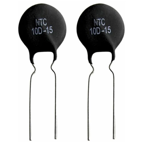Терморезистор (термистор) NTC 10D-15, 2 шт (Ф) терморезистор mf52e mf52 5% b 3950 3950k ntc терморезистор 1k 2 2 k 4 7 k 47k 5k 6 8 k 10k 20k 50k 68k 100k 10 шт