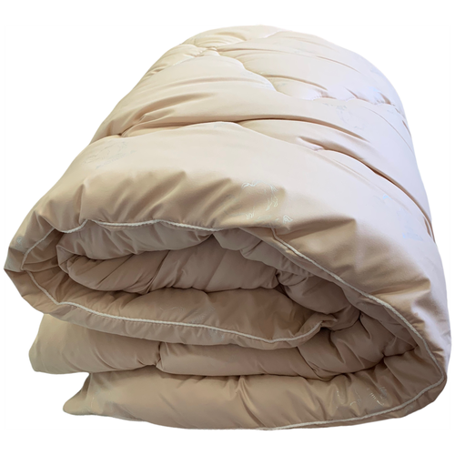 Одеяло Асика 2 спальное 175x210 см, зимнее с наполнителем верблюжья шерсть