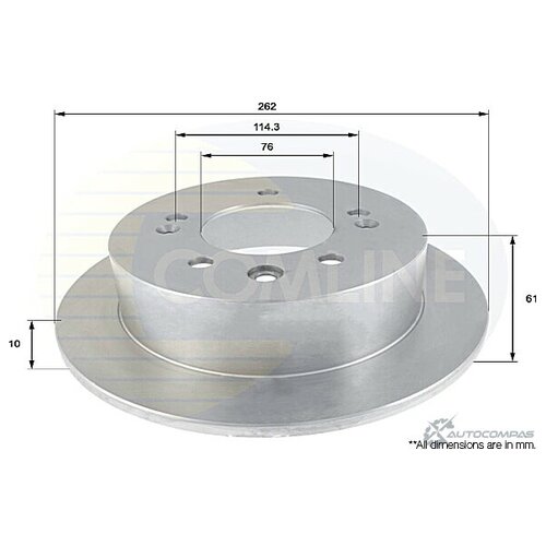 Диск торм Hyundai Elantra 06 11 COMLINE ADC2406