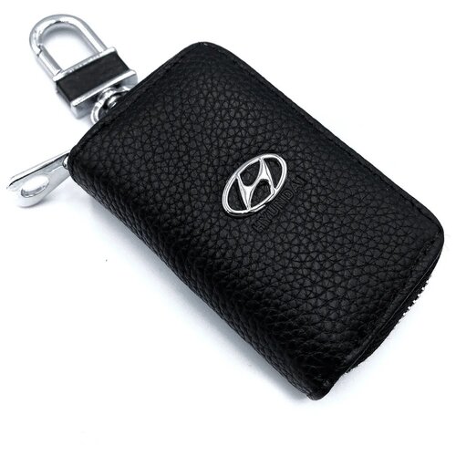 Брелок ключница / Брелок для ключей / Ключница для авто кожа ЭКО хендай , Hyundai 5х8см.