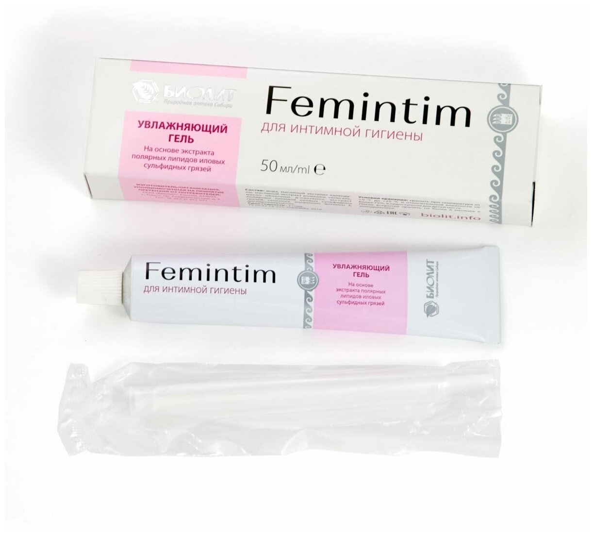 Femintim (Феминтим), гель увлажняющий для интимной гигиены от ООО Биолит (г. Томск), 50 мл