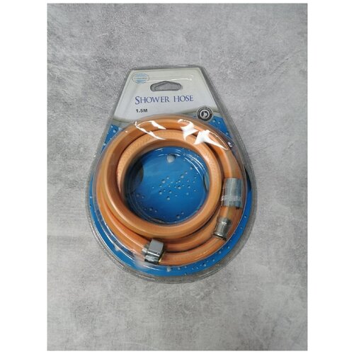 Шланг для душа пвх 150см Vaserzberg 016, Оранжевый