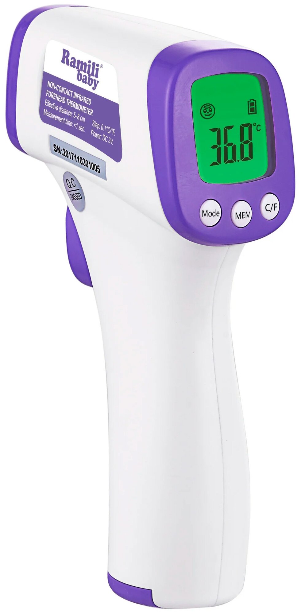 Инфракрасный термометр Ramili Baby ET3050