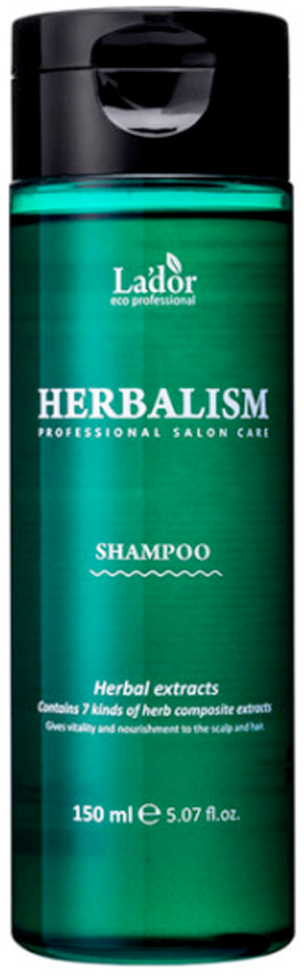 Шампунь с травами для укрепления волос Lador Herbalism Shampoo 150 мл