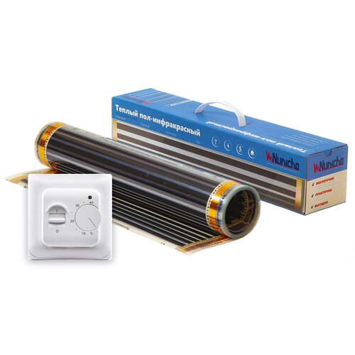 Тёплый пол Nunicho плёночный инфракрасный 440 Вт 2 м2 IP67 7316₽