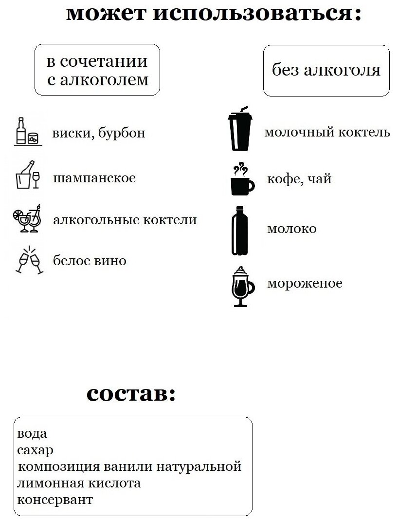Сироп Sweetfill, Ваниль стекло 0,5 л - фото №3