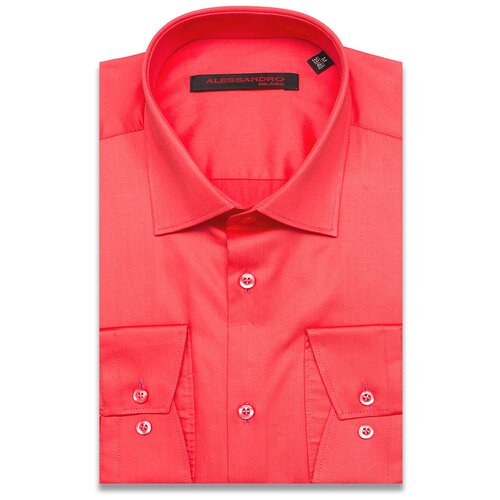 Рубашка Alessandro Milano Limited Edition 2075-16 цвет алый размер 50 RU / L (41-42 cm.) красного цвета