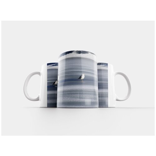 фото Кружка "заход солнца, зимний вечер, зима" 320 мл lotsprints