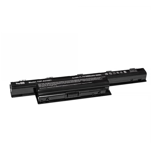 фото Аккумулятор для ноутбука topon acer aspire 4551g, 5253, 5551, 7750g series. 11.1v 4400mah 49wh. pn: as10d75, bt.00405.013