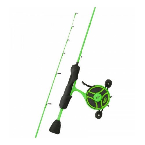 13 FISHING Комбо набор 13 Fishing Radioactive Pickle Ice Combo 25 MH - FF Ghost w/ NEW Line Window + Tickle St yuyu sea fishing spinning reel 5500 6500 large metal spool 13 1bb saltwater casting reel surfcasting fishing reel distant wheel