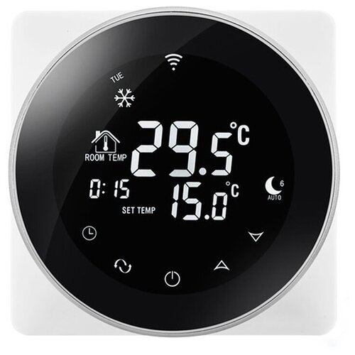 Термостат с недельным программированием Beok TGR87WIFI-WP с Wi-Fi