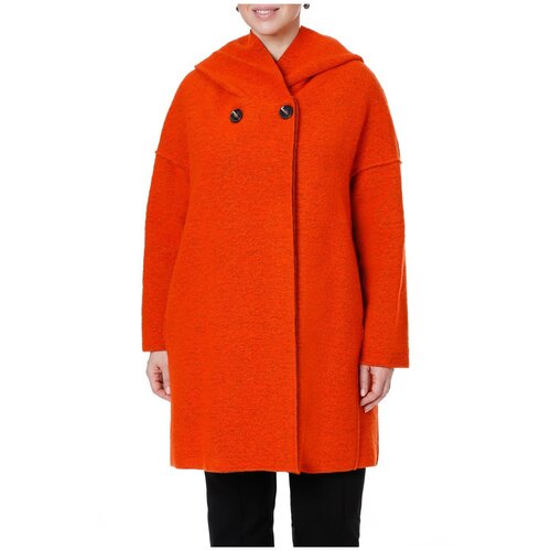 Пальто, LE_FATE, оранжевый, Арт. LF2074J_2 (48) Le Fate оранжевого цвета