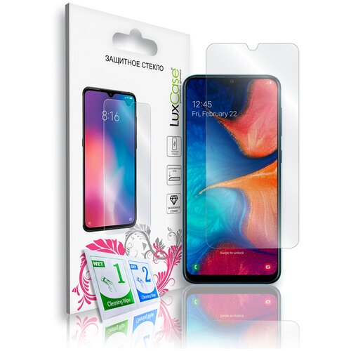 Защитное стекло для Samsung Galaxy A20 / A30 / A30s / M30 / M30s / A50 / A50s 2019 / на плоскую часть экрана / от LuxCase защитное стекло luxcase для samsung galaxy a20 a30 a30s a50 на самсунг гелакси а20 а30 а50 а30с на плоскую часть экрана 0 33 мм