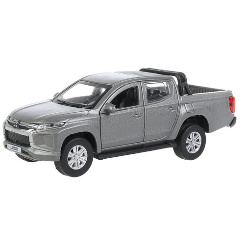 Купить Машина металлическая инерционная Технопарк Mitsubishi L200 Pickup матовый, серый, 13 см, ТЕХНОПАРК, male