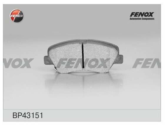 Колодки тормозные дисковые FENOX BP43151