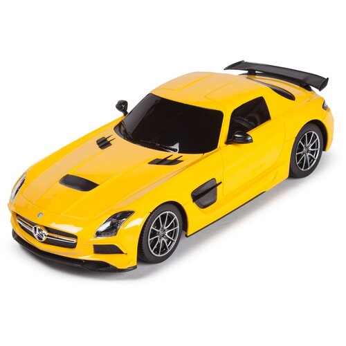 Rastar Mercedes-Benz SLS AMG (54100), 1:18, 25 см, желтый машина радиоуправляемая 1 18 mercedes benz sls amg цвет красный 54100r