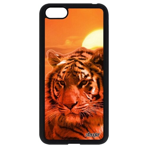 фото Новый чехол на телефон // huawei y5 2018 // "царь тигр" tiger дикий, utaupia, оранжевый