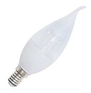 Лампа светодиодная Ecola свеча на ветру E14 8W 2700K 2K 130x37 прозр. с линзой Premium C4UW80ELC
