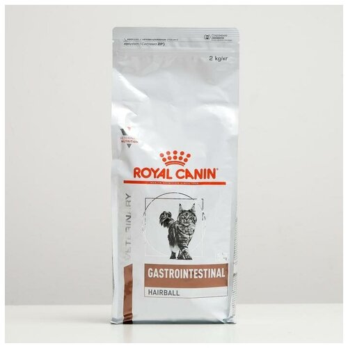 Royal Canin Сухой корм RC Gastrointestinal Hairball control для кошек, 2 кг