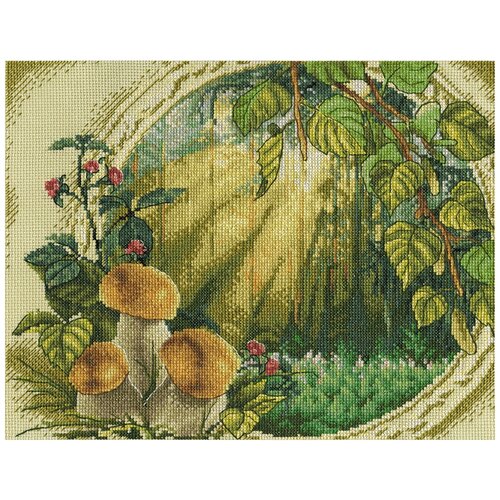 фото Набор для вышивания panna ps-1774 ( пс-1774 ) грибное царство 1 шт.