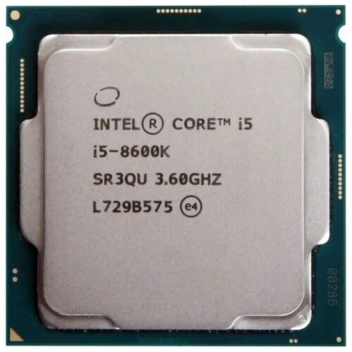 Процессор Intel Core i5-8600K LGA1151 v2, 6 x 3600 МГц, OEM