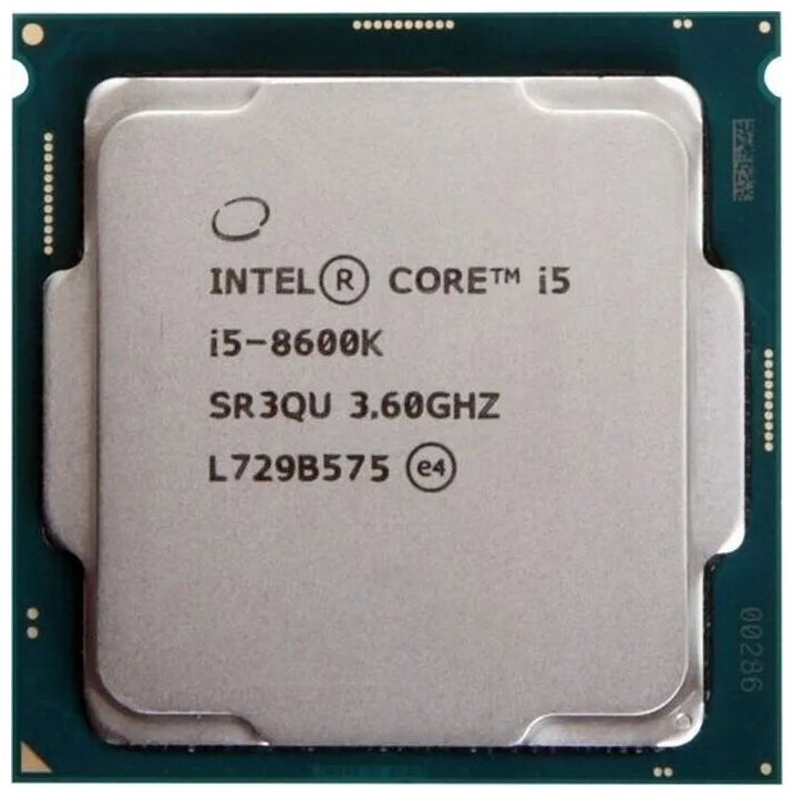 Процессор Intel Core i5-8600K LGA1151 v2,  6 x 3600 МГц, OEM