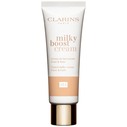 Clarins Тональный крем Milky Boost Cream Glow & Care, 45 мл, оттенок: 03.5