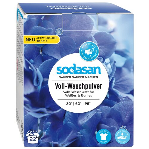 Стиральный порошок SODASAN Voll-Waschpulver, 1.01 кг