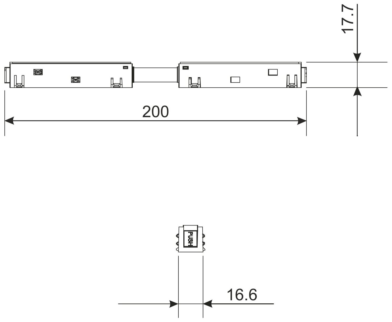 Прямой коннектор и планка Elektrostandard SLIM MAGNETIC 85096/00 4690389179037 - фото №12