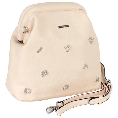 фото Сумка кросс-боди velina fabbiano, бежевая