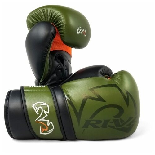 фото Перчатки боксерские rival rs80v impulse sparring gloves, 14 унций, зеленые
