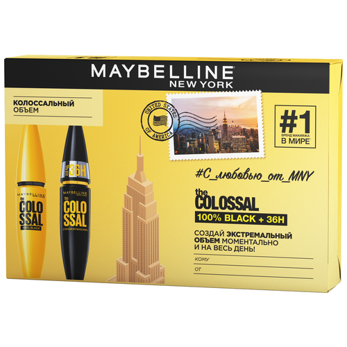 фото Подарочный набор maybelline new york the colossal