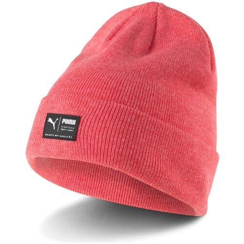 Шапка PUMA ARCHIVE heather beanie 2173917 женская, цвет розовый, размер O/S