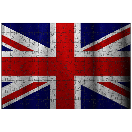 фото Магнитный пазл 27x18см."флаг, великобритания, британский" на холодильник lotsprints